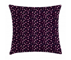 Yozakura Pattern Pillow Cover