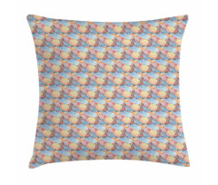 Tracery Circular Shapes Pillow Cover