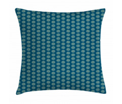 Moire Circles Spots Pillow Cover