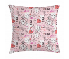 Romantic Message Pillow Cover