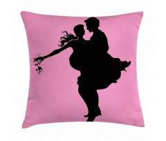 Dancing Valentines Pillow Cover