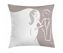 Wedding Invitation Pillow Cover