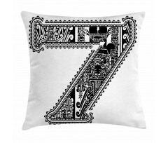 Antique 7 Pillow Cover