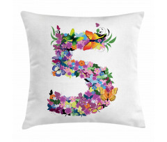 Floral Spring 5 Years Pillow Cover