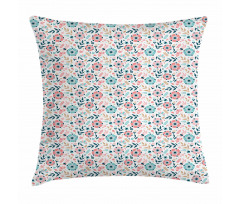 Wild Herbs and Flowers Pillow Cover