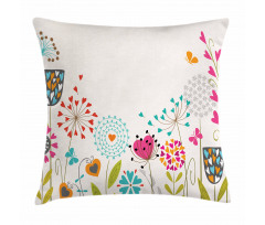 Hearty Dandelion Seeds Pillow Cover