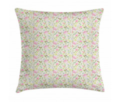 Fresh Spring Flowers Pillow Cover