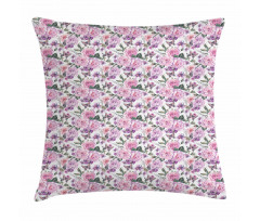 Swallowtails and Roses Pillow Cover