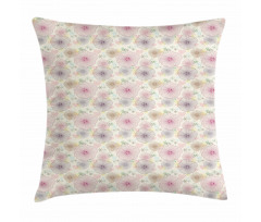 Geometric Petals Dots Pillow Cover