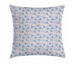Spring Vintage Floral Pillow Cover