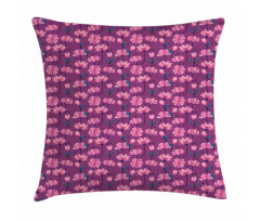 Abstract Poppy Petals Pillow Cover