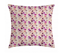 Carnations and Tulips Pillow Cover