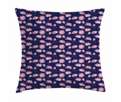 Garden Art Pink Poppies Pillow Cover