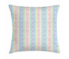 Color Transition Dots Pillow Cover