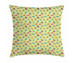 Colorful Slippers Pillow Cover