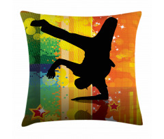 Breakdancer at Disco Pillow Cover