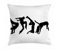 Woman Hand Glide Move Pillow Cover