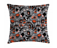 Underground Street Art Pillow Cover