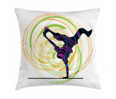 Single Hand Stand Move Pillow Cover