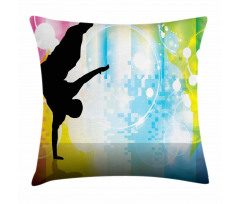 Breakdancing Theme Pillow Cover