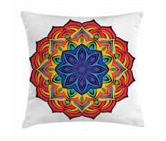 Boho Flowers Pillow Cover