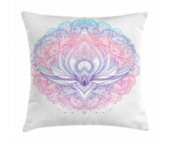Abstract Lotus Pillow Cover