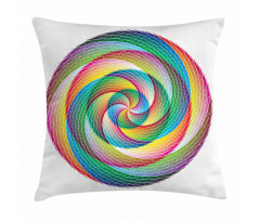 Spiral Rosette Pattern Pillow Cover