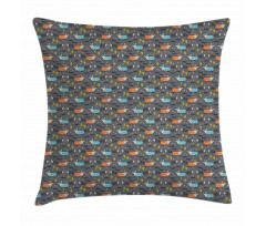 Foxes and Dandelion Pillow Cover
