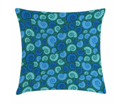 Periwinkle and Vortex Pillow Cover