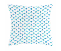 Blended Aquatic Design Pillow Cover