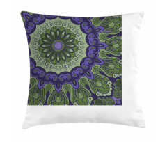 Mandala Leaves Pillow Cover