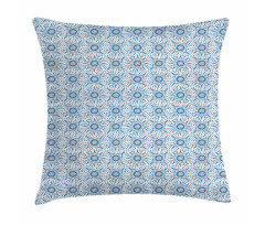 Dutch Floral Tile Pillow Cover
