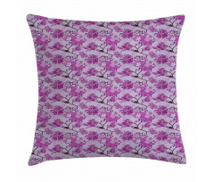 Chinese Hippie Blooms Pillow Cover