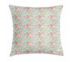 Wildflower Botanic Theme Pillow Cover