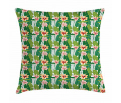 Exotic Hawaiian Botanic Pillow Cover