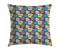 Floral Doodle Pattern Pillow Cover