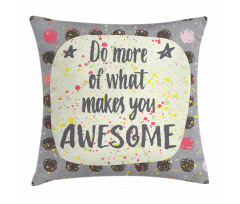 Hand Lettering Sign Pillow Cover