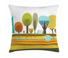 Park Elements of the City Pillow Cover