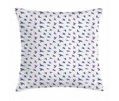 Flying Pigeons and Doves Pillow Cover
