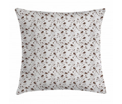 Tweeting Little Sparrows Pillow Cover
