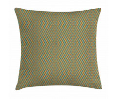 Simple Rhombus Cells Tile Pillow Cover