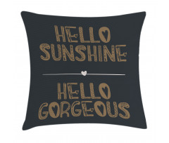 Hello Sunshine Pillow Cover