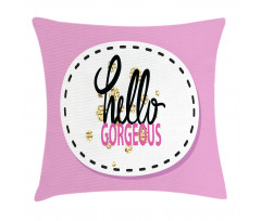 Patch Image Pillow Cover