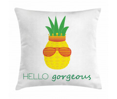 Doodle Pineapple Pillow Cover