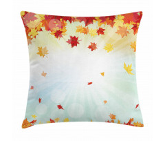 Fallen Maple Leaves Pillow Cover