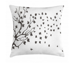 Maple Silhouette Pillow Cover