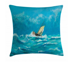 Sail in Stormy Weather Pillow Cover