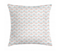 Nautical Toy Sailboats Pillow Cover
