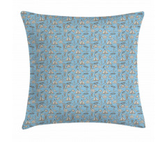 Starfish and Seaweed Pillow Cover