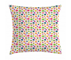 Colorful Grunge Shapes Pillow Cover